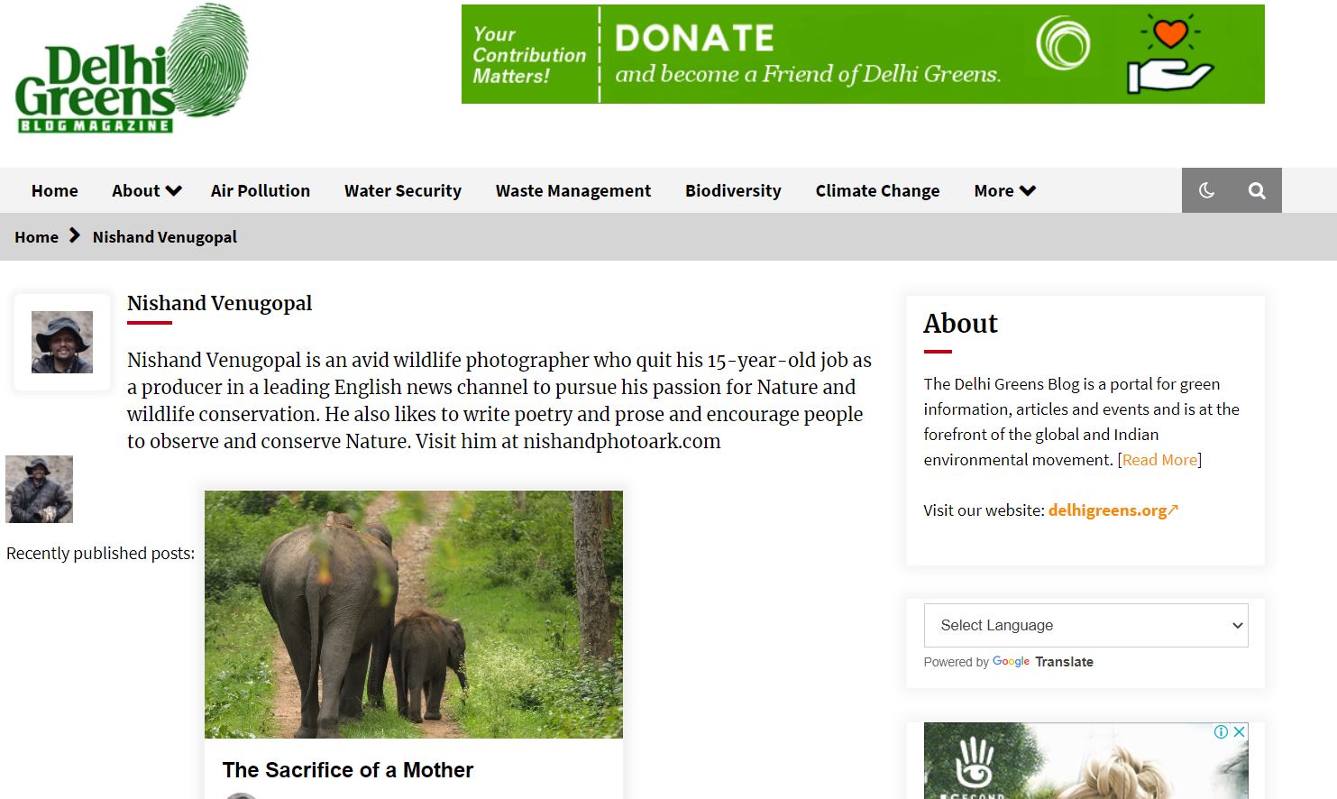 elephant conservation short story