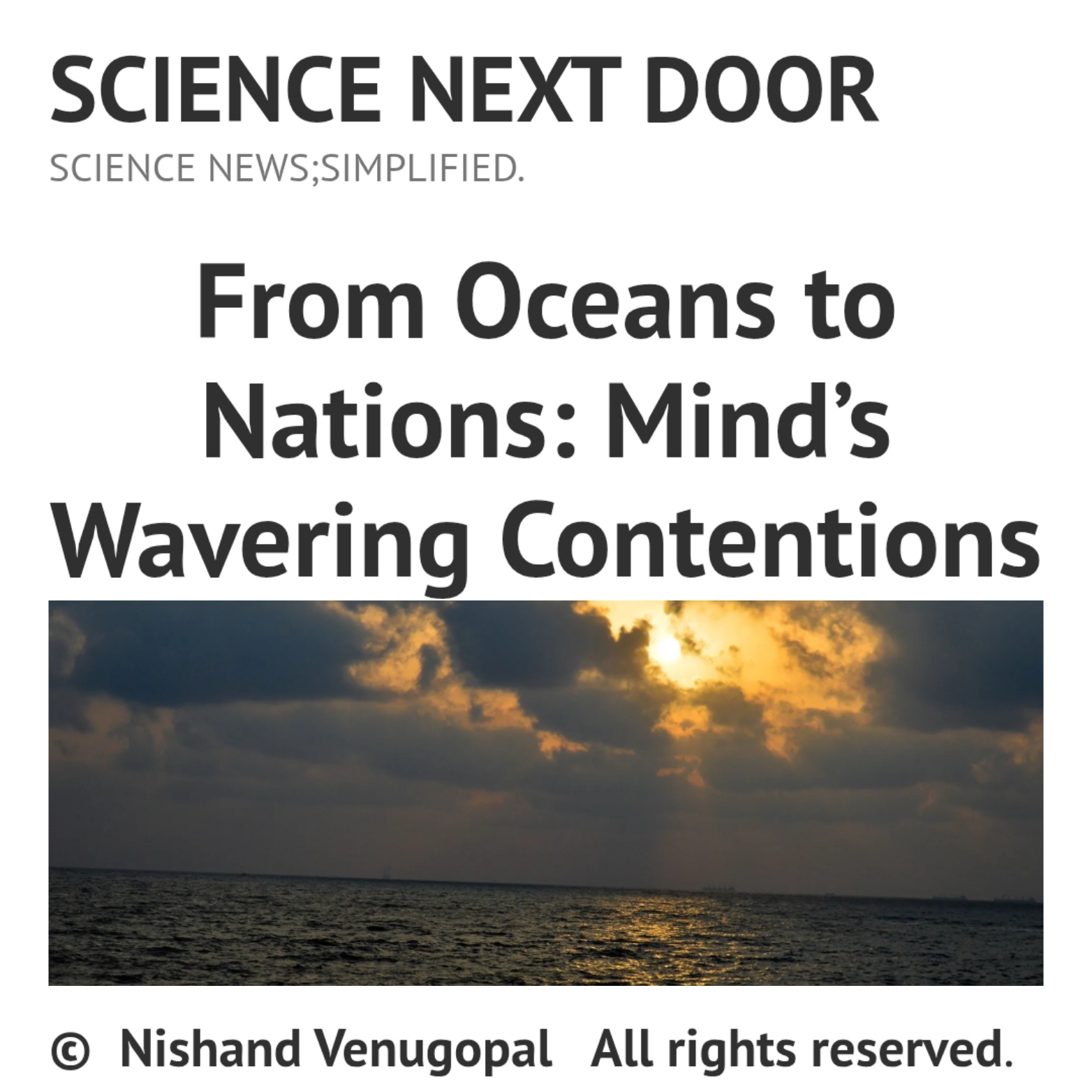 Oceans, seas, biodiversity, Marine life, Earth